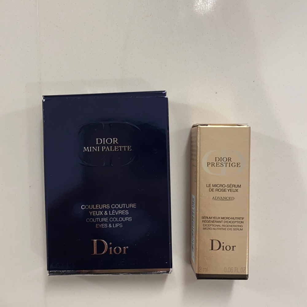 Dior palette and micro serum
